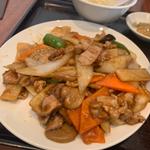 豚肉と筍の甘辛炒め(独一処餃子 葛西本店)