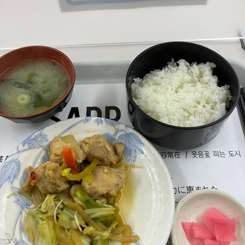 すずらん定食（チキン南蛮漬け）(札幌市役所地下食堂)