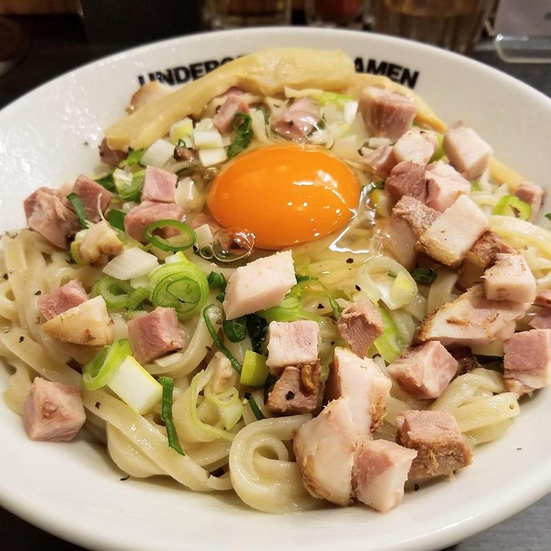 塩まぜそば(頑者 UNDERGROUND RAMEN 川越駅店)