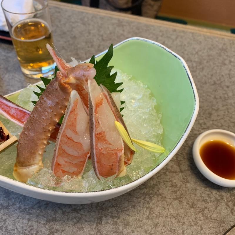 カニ刺し(かに道楽 京都伏見店)