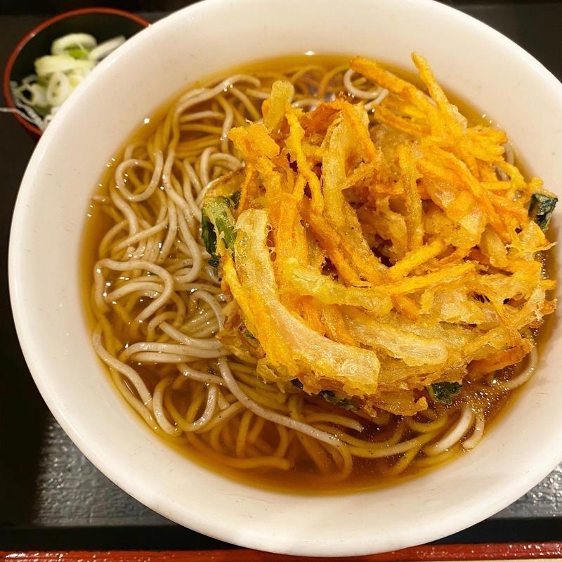 かき揚げそば(いろり庵きらく 新木場店)