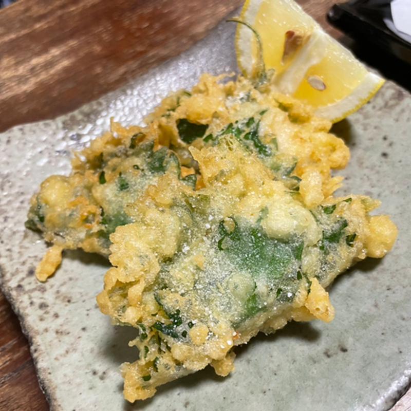 ほたての大葉揚げ(凡味 そばきり )