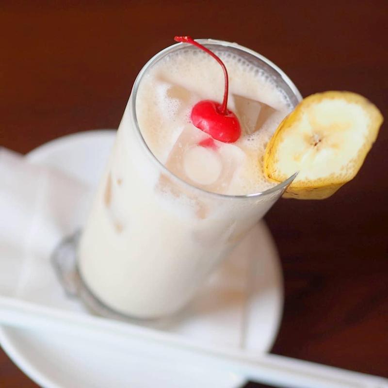 フレッシュ生クリームジュース バナナ(カントリーレストランスワン)