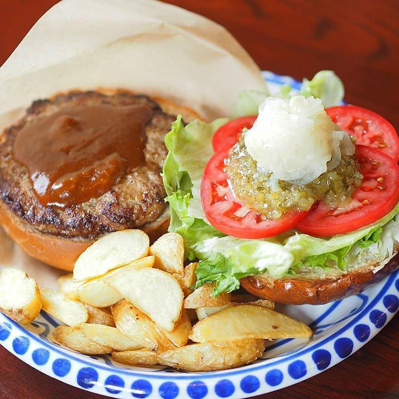 ハンバーガー(カントリーレストランスワン)