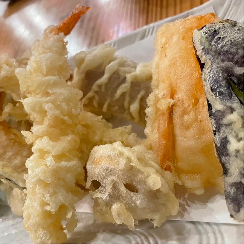 天ぷら盛り合わせ(国頭港食堂)