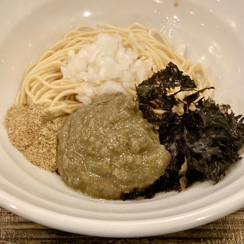 紅ズワイガニの味噌っ玉ハーフ(魚々麺 園)