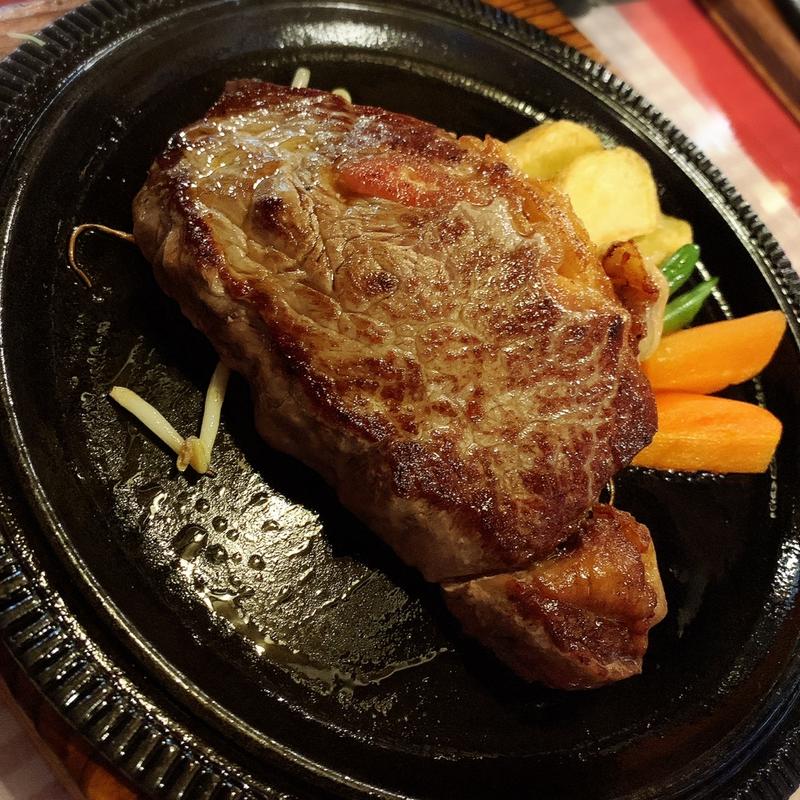 サーロインステーキランチ(ステーキ屋 Redman レッドマン 麦野店)