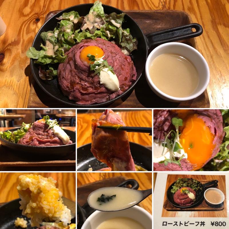 ローストビーフ丼(チキンレッグ中野店)