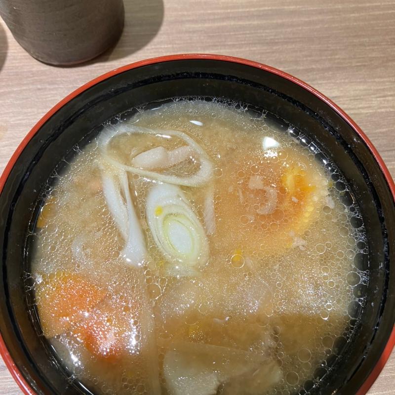 豚汁(十勝豚丼いっぴん ニッセイビル店)