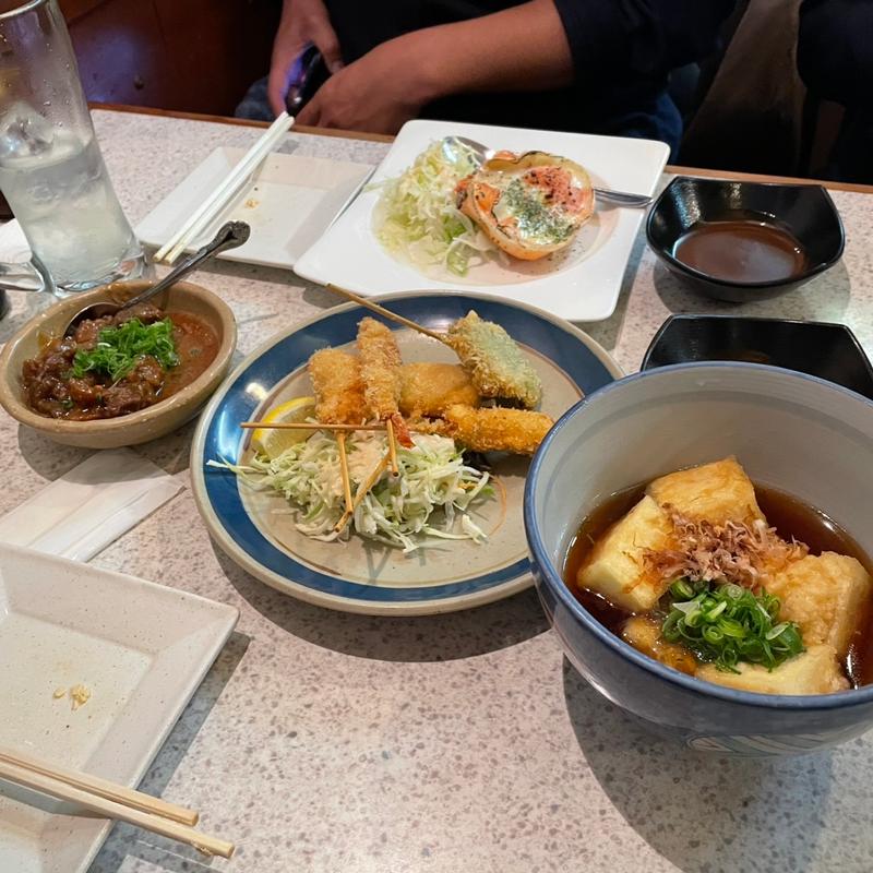 串かつ盛合せ(赤のれん)