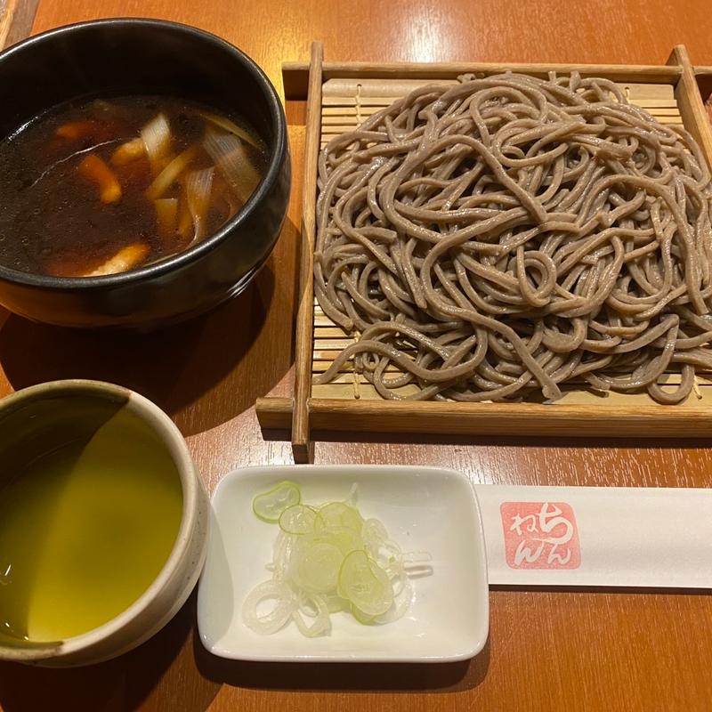 鴨せいろ(田舎そば)大盛(手打蕎麦 ちんねん)