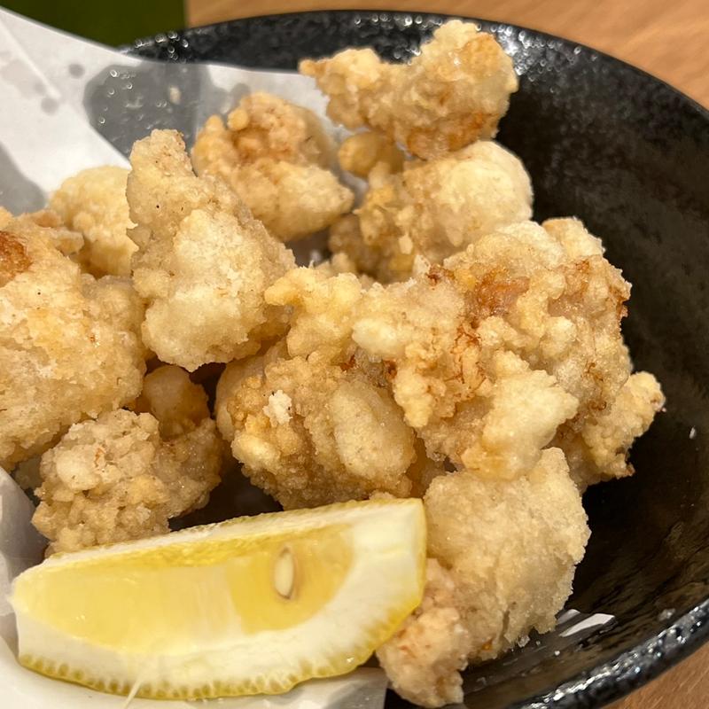 塩ホルモンの唐揚げ(ウエスト 川端店(うどん))