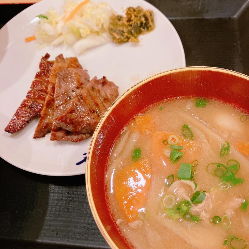 芋煮定食(宮城)(牛たん炭焼利久 ルミネエスト新宿店)