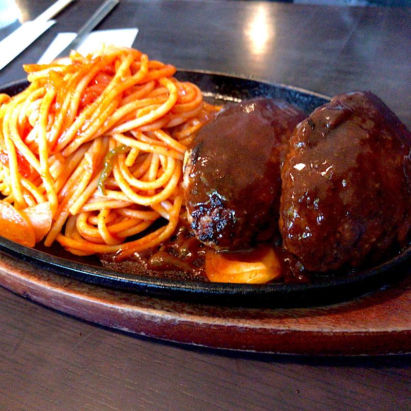 ハンバーグスパゲティランチ W(れすとらん 仔馬 刈谷店)