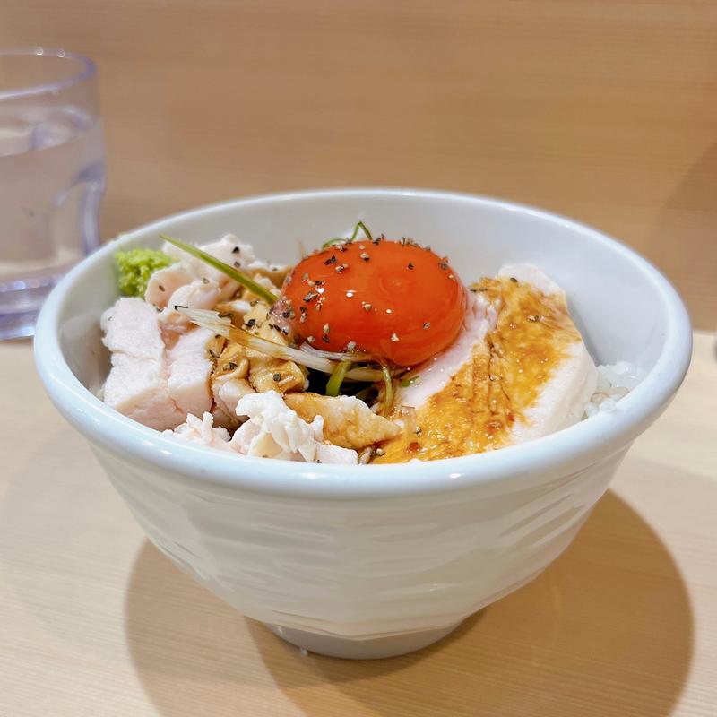 とり玉ご飯(手揉み中華そば中村)