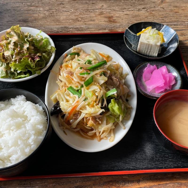 野菜炒め定食(あちこちや)