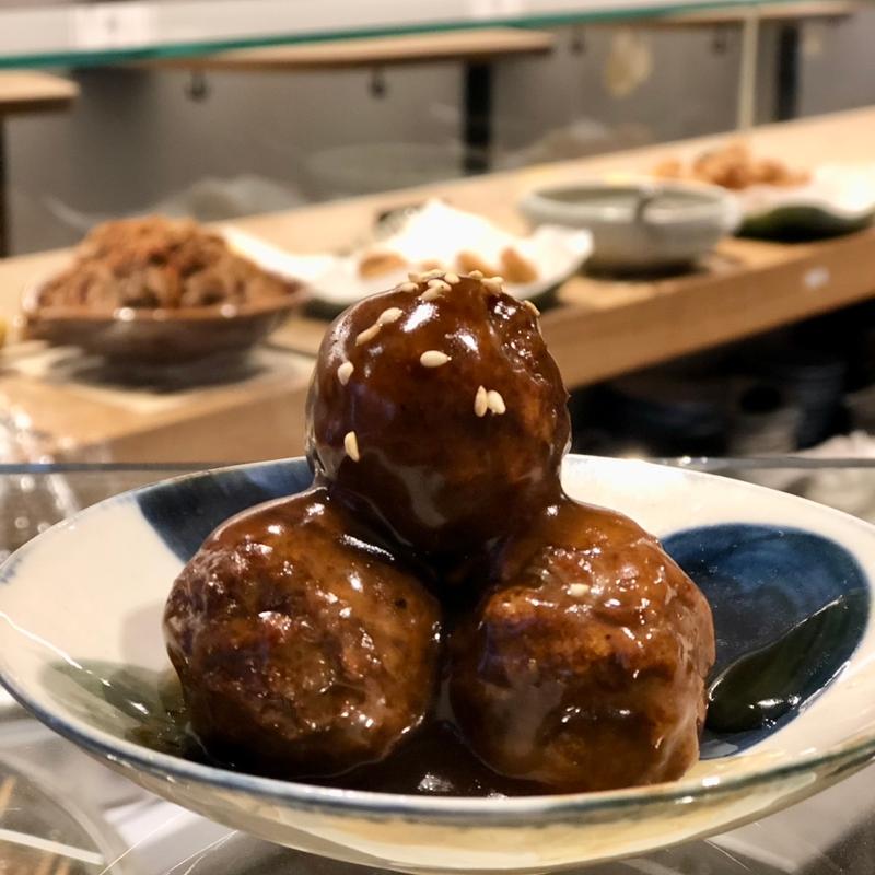 牛肉団子黒酢餡かけ(STAND KIYOSUGU 中目黒店)