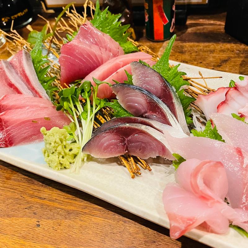 刺し盛5点(車屋)