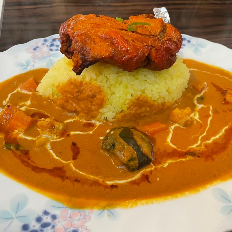 タンドリーチキンセット(本場インド料理 ちゃちゅ)