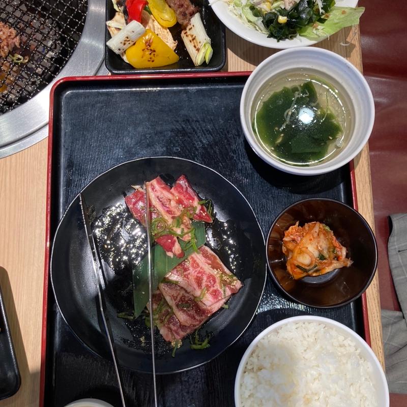 得々ダブル120ランチ(焼肉 安楽亭 足立加平店)