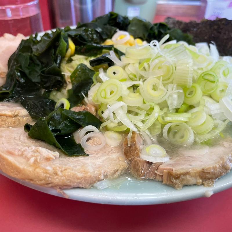ネギ塩チャーシュー＋わかめ＋薬味ネギ(ラーメンショップ 羽生インター店)