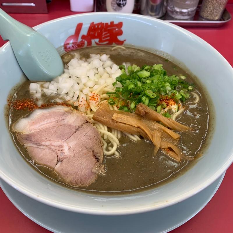 濃厚煮干しとんこつラーメン(ラーメン山岡家 伊達店)