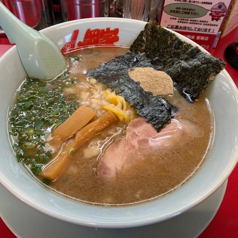 煮干しラーメン(ラーメン山岡家 留萌店)