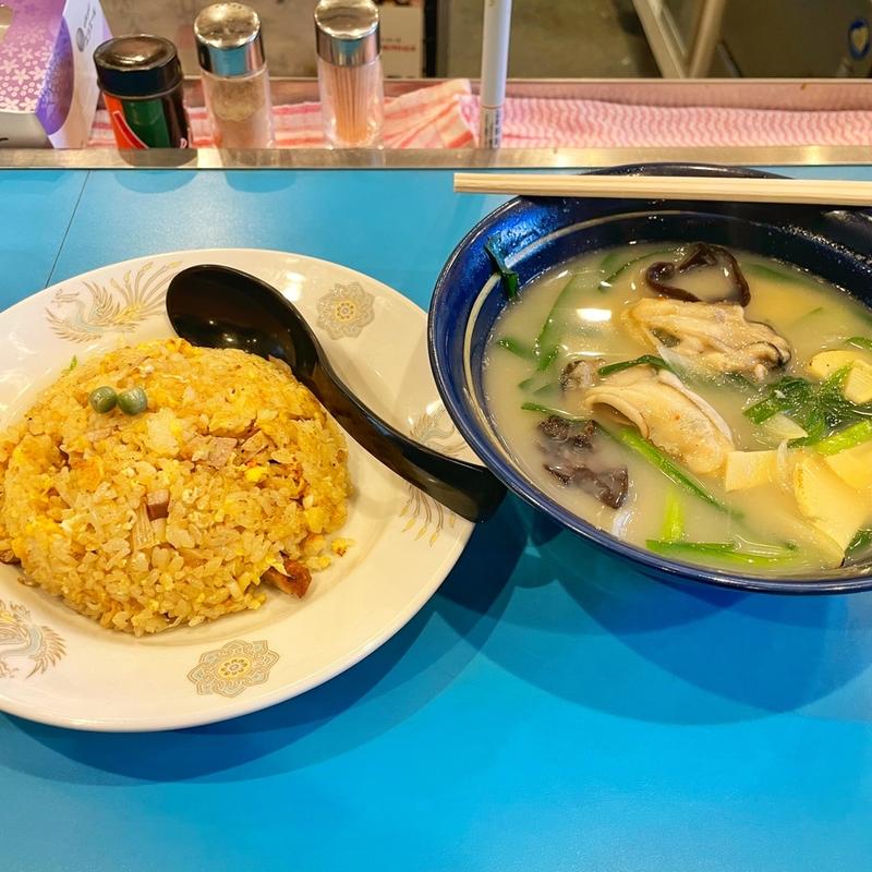 ミニ牡蠣ラーメン(やじ満)