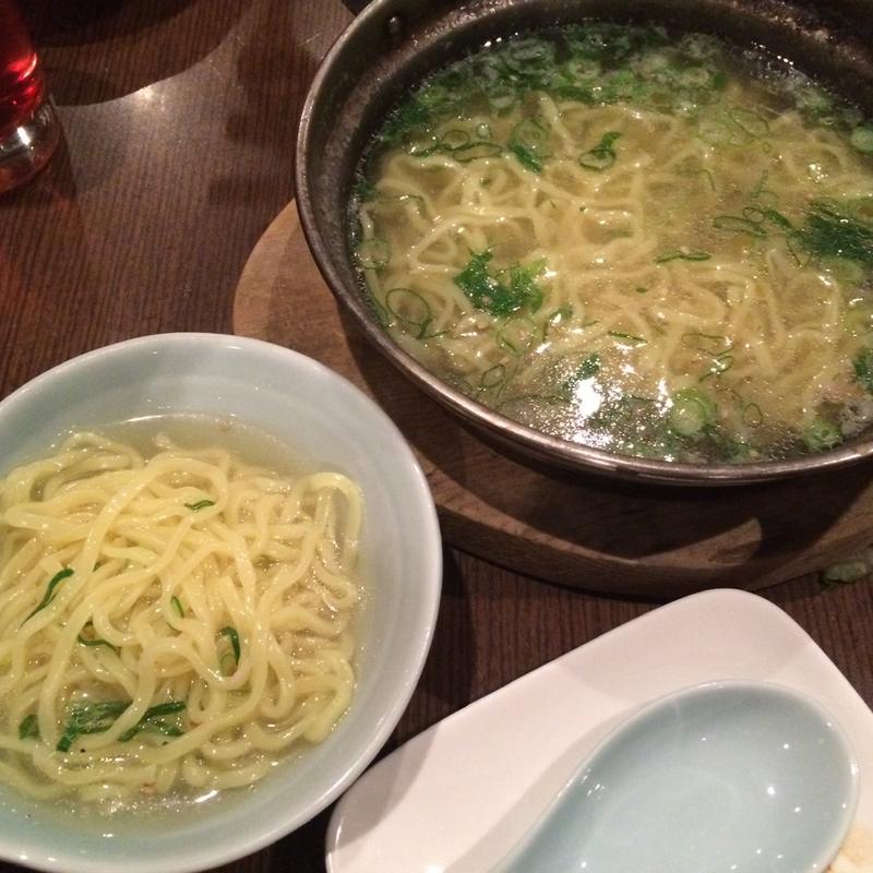 シメのラーメン(鳥八匠)