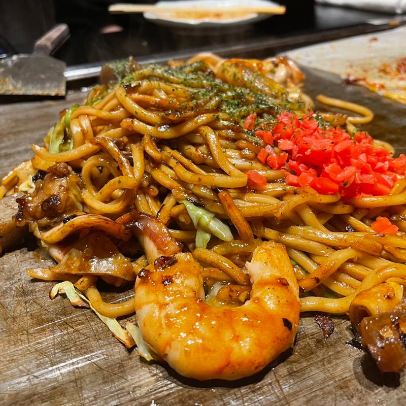 にんにくソース焼きそば(エソラ お好み焼 鉄板焼)