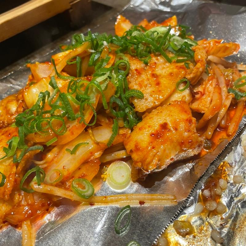 豚キムチ(エソラ お好み焼 鉄板焼)