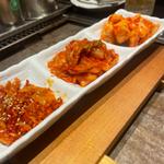 キムチ盛り合わせ(エソラ お好み焼 鉄板焼)