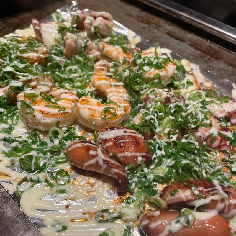 シーフードマヨ(エソラ お好み焼 鉄板焼)