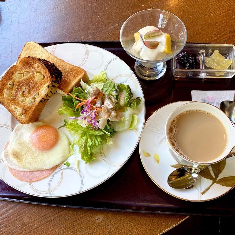 桜モーニング(桜珈琲 鳳本店)