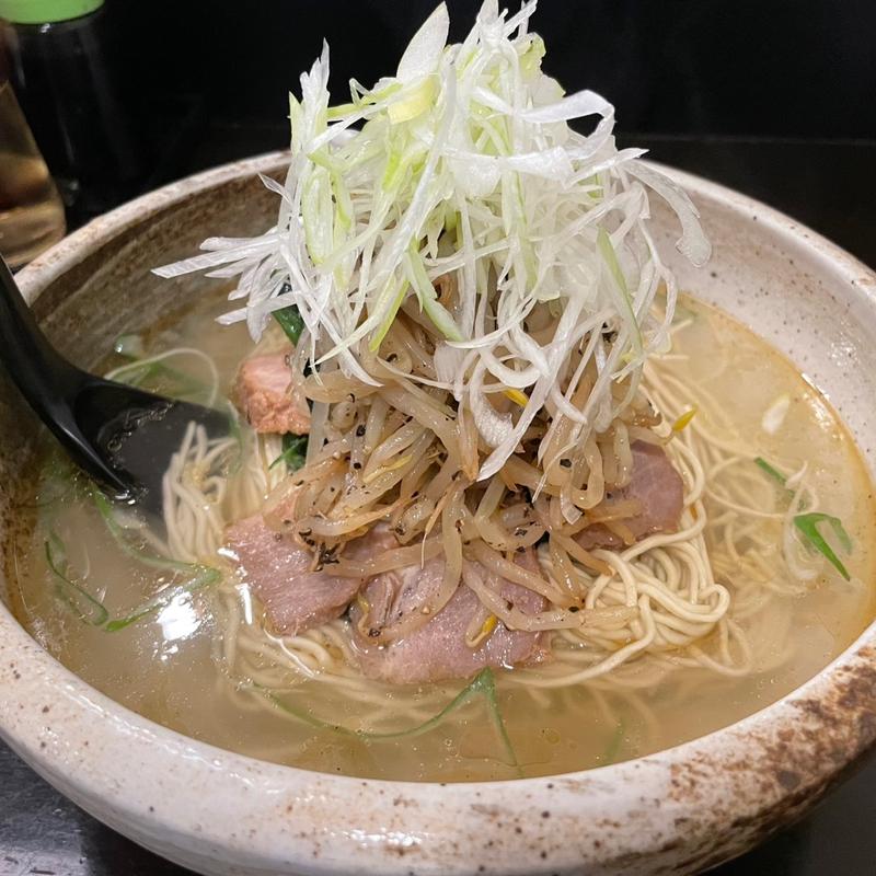 塩そば＋ネギ(麻婆まぜそば 麻ぜろう)