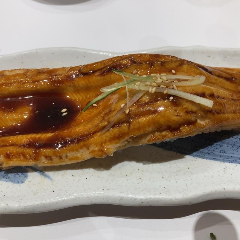 あなごの一本握り(梅丘 寿司の美登利 総本店)