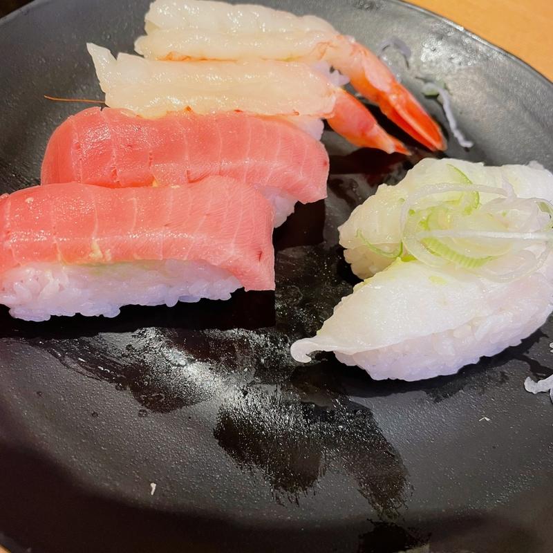 えんがわ　中トロ　ボタンエビ(平禄三昧 北海道イオンモール東苗穂店)