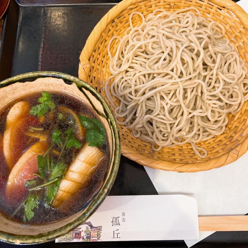 鴨汁(蕎麦　孤丘)