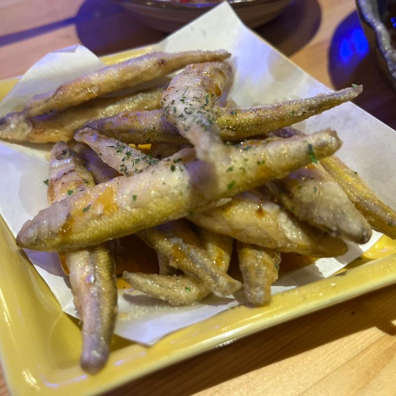 ワカサギの唐揚げ(大衆酒場 オードリー)