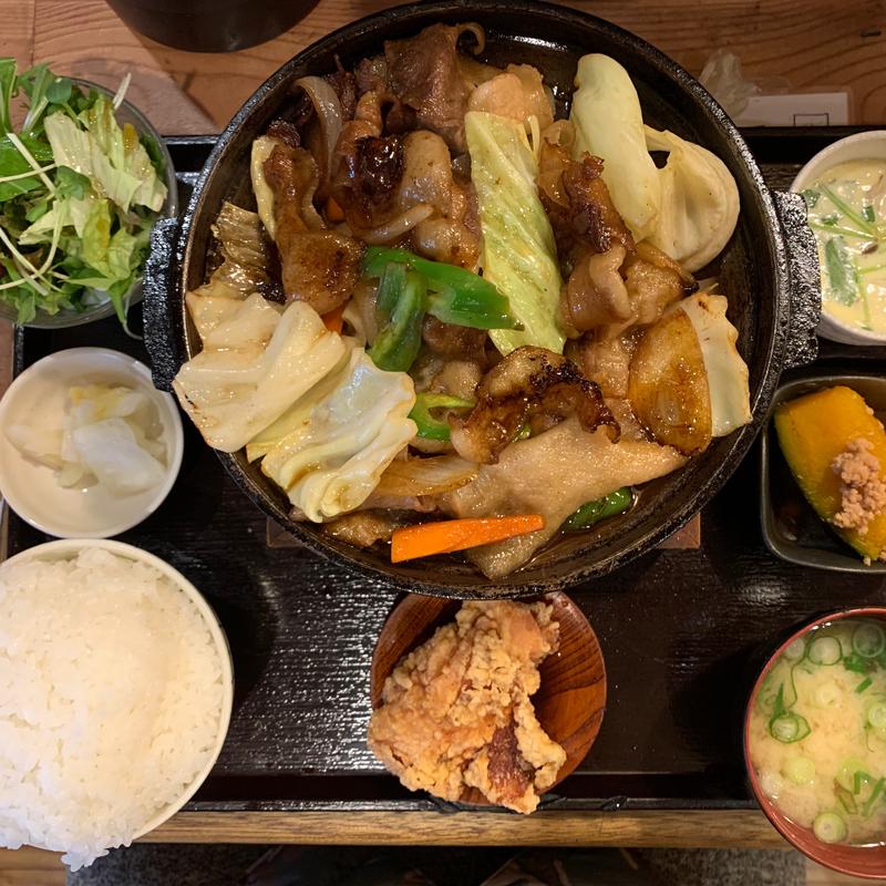 豚の野菜炒め(食彩工房 飯や)