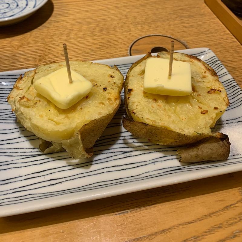 じゃが芋バター焼(炭焼・寿し処 炙屋 大通ビッセ店)