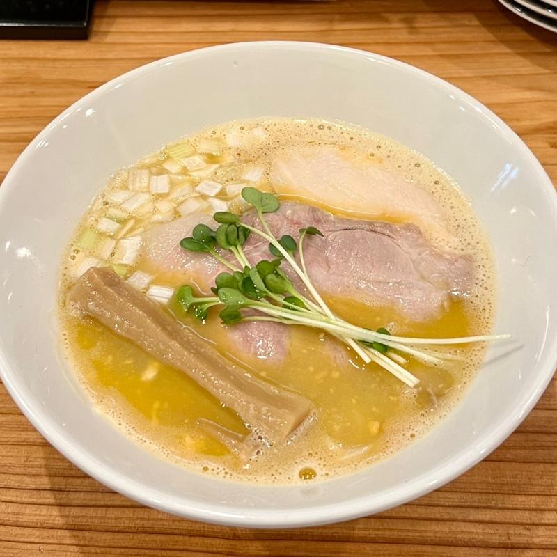 海老とあん肝のラーメン(鶏屋 香車)