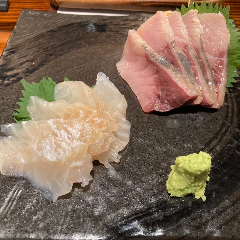 刺身の燻製(海鮮居酒屋 つっち～)