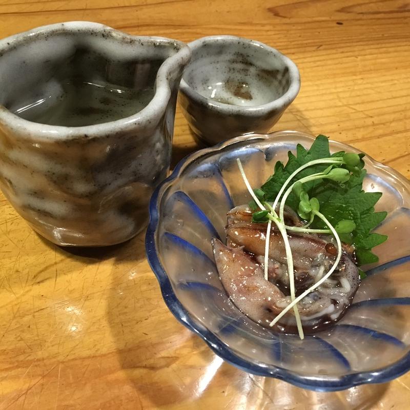 ホタルイカ刺身(魚河岸ろばた 旬門倉吉店)