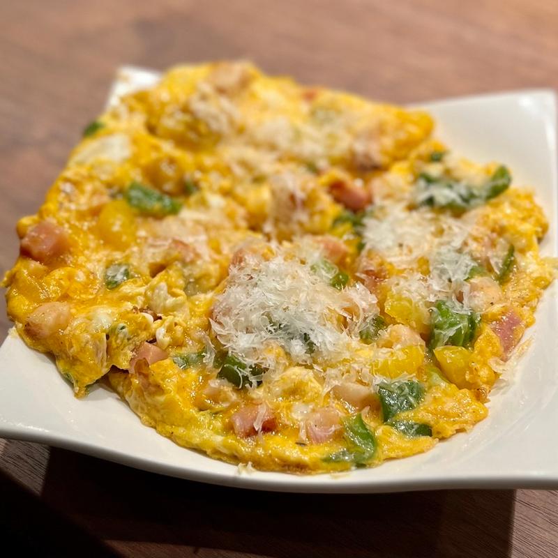 スペインオムレツ(鉄板焼 工藤)