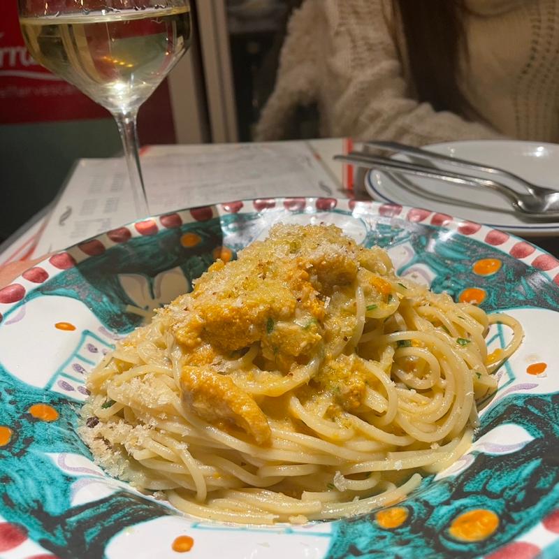 ウニのアーリオ・オーリオ(ピッツェリア・ダ・ガエターノ JRJP博多ビル店)