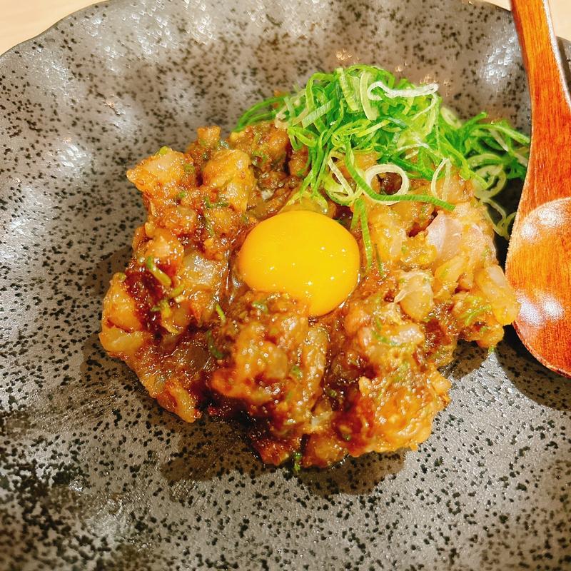 きまぐれお魚の辛味噌なめろう(うまいサケうまいアテ サツマヤ)