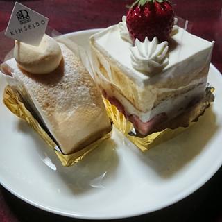 イチゴショートケーキ&ロールケーキ(キンセイドウ （KINSEIDO）)