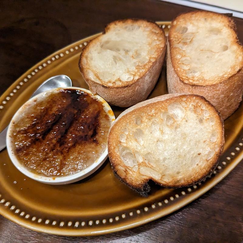 レバーペーストブリュレ(立ち飲み食堂 ウルトラスズキ)