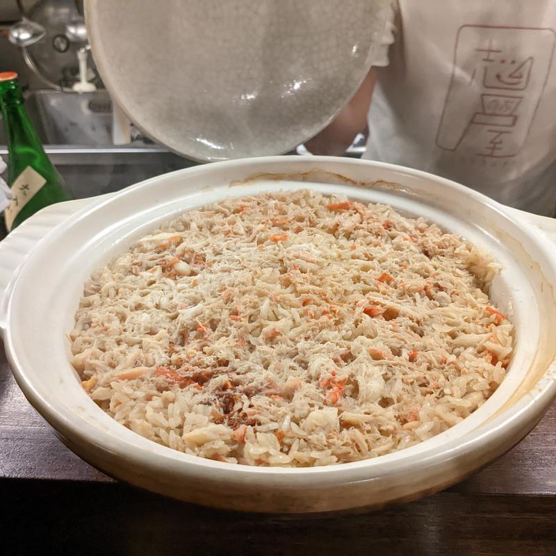 蟹ご飯(志のぶ屋)